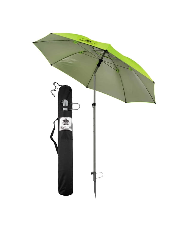 SHAX 6100 Lightweight Industrial Umbrella, Lime