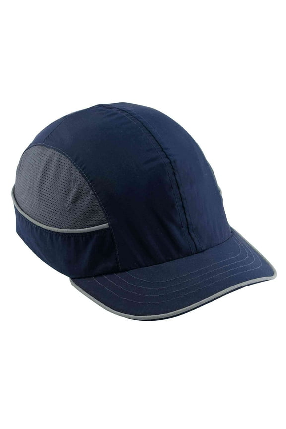 Skullerz® 8950XL Bump Cap, Navy, Short Brim