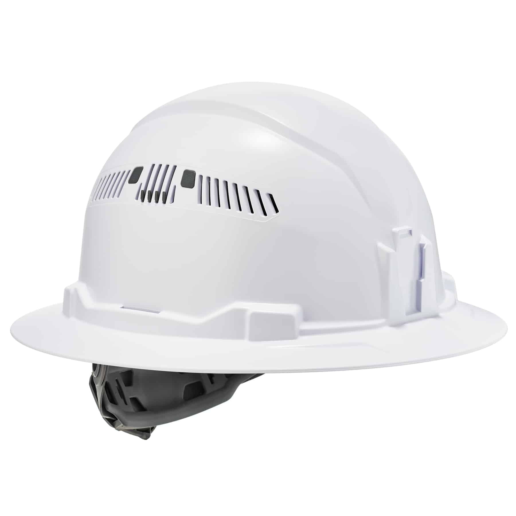 Ergodyne Skullerz 8973 Class C Full Brim Hard Hat with Ratchet Suspension White Walmart