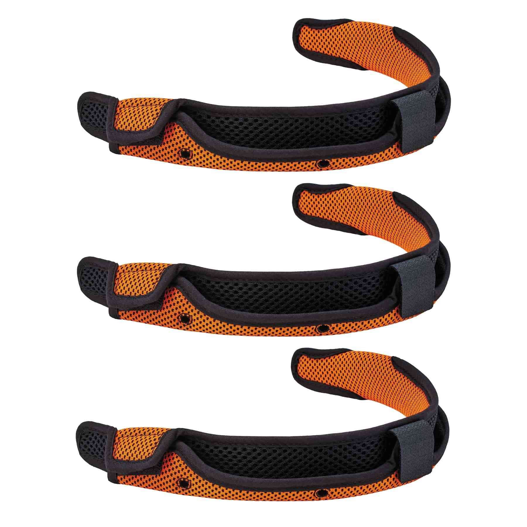 Ergodyne Skullerz® 8984 Hard Hat Sweatband Replacement (3-Pack), Orange
