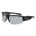 thumbnail image 1 of Ergodyne Skullerz Dagr Safety Sunglasses- Black Frame, Silver Mirror Lens, 1 of 2