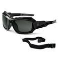 thumbnail image 1 of Ergodyne SkullerzÂ® Loki Safety Glasses // Sunglasses, Black, Anti-Fog Smoke Lens, 1 of 6