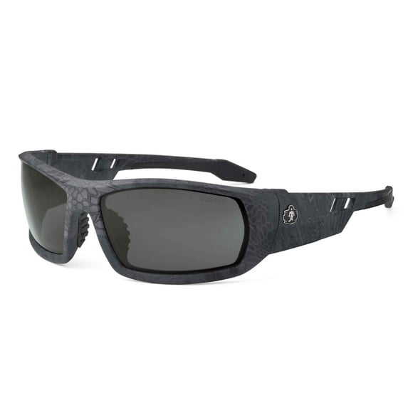 Ergodyne Skullerz® Odin Safety Glasses // Sunglasses, Kryptek Typhon, Smoke Lens