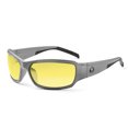 thumbnail image 1 of Ergodyne SkullerzÂ® Thor Safety Glasses // Sunglasses, Matte Gray, Yellow Lens, 1 of 3