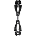 thumbnail image 1 of Squids 3400 Glove Clip Holder with Dual Clips, 1 x 1 x 6.5, Acetal Copolymer, Black, 100/Carton, 1 of 7