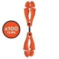 thumbnail image 1 of Ergodyne Squids 3420-Bulk Swivel Glove Clip Holder Dual Clips Orange 100Pk, 1 of 7