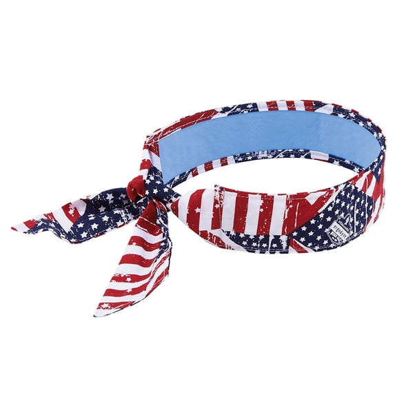 Ergodyne Chill-Its Stars And Stripes Bandana - Evaporative Cooling
