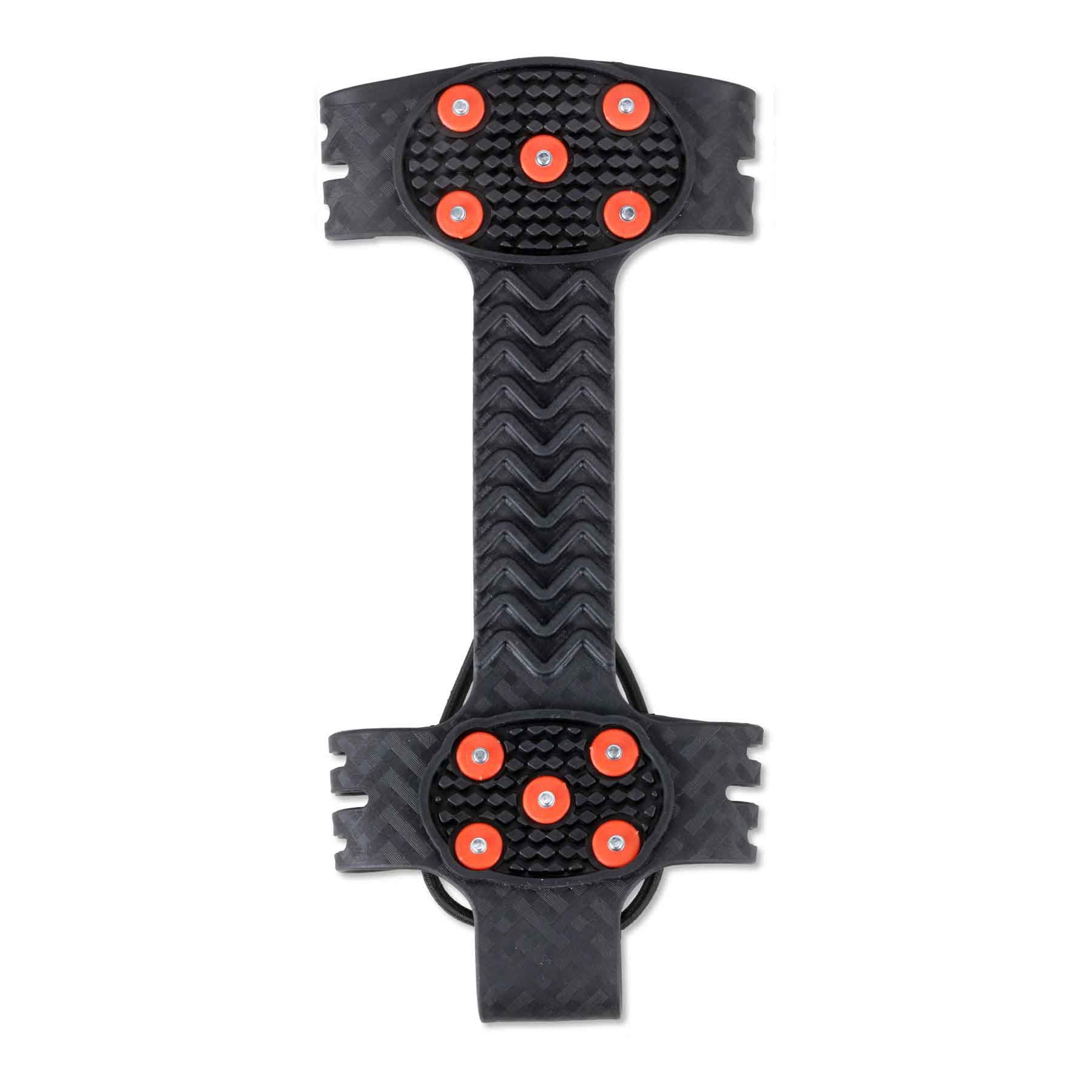 Ergodyne TREX 6310 Adjustable Traction Cleat Grips Ice and Snow, One-Piece Easily Attaches Over Shoe/Boot with Carbon Steel Spikes to Provide Anti-Slip Solution, X-Large