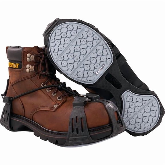 Ergodyne B3139303 Trex 6326 Spikeless Shoe Traction Device Slip & Oil-Resistant, Black - Small