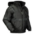 thumbnail image 1 of Ergodyne unisex adult Non-certified Hi-vis - Non Certified Hi Vis Bomber Jacket Quilted, Black, Small US, 1 of 6