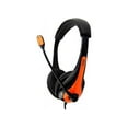 thumbnail image 1 of Ergoguys Headset with Noise Canceling Microphone and 3.5MM Plug, Orange, 1 of 2