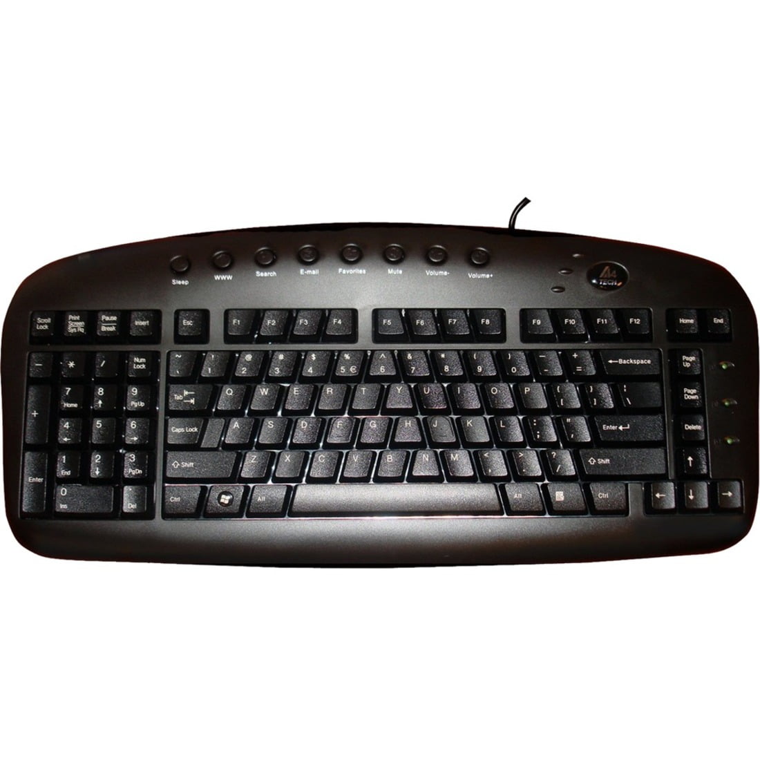 A4-Tech KBS-29 Mutinied Left Handed Keyboard Wired USB Black