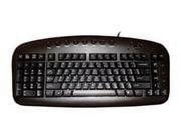 Ergoguys Left Handed Keyboard Wired Usb Black Kbs29Blk - image 1 of 3