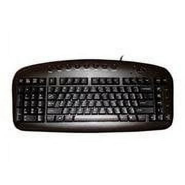 Ergoguys Left Handed Keyboard Wired Usb Black Kbs29Blk
