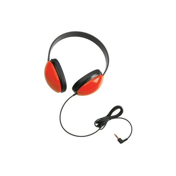Ergoguys Llc 2800RD-CT Califone Kids 3.5mm Cord Headphone Red
