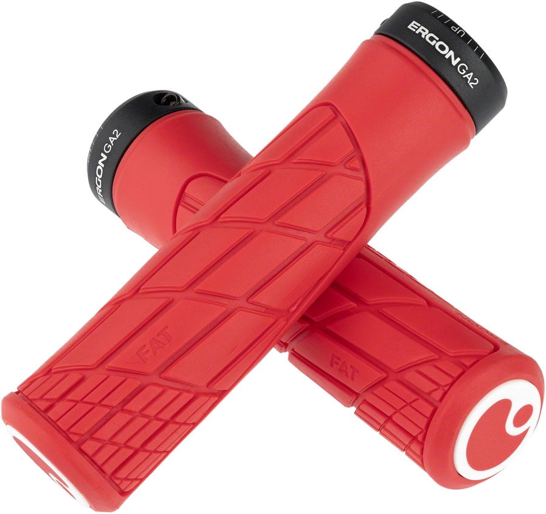 Ergon GA2 Fat Grips, Risky Red - Walmart.com
