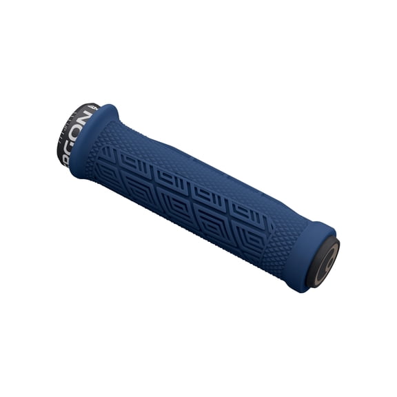 Ergon GDH Downhill MTB Grips with GravityControl Rubber, Ergonomic Design, Nightride Blue, Pro-Enhanced Control & Comfort, Made in Germany