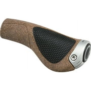 Ergon GP1 BioKork Grips Black Tan Lock-On Small Cork w/ Vegitable-Oil Rubber pad
