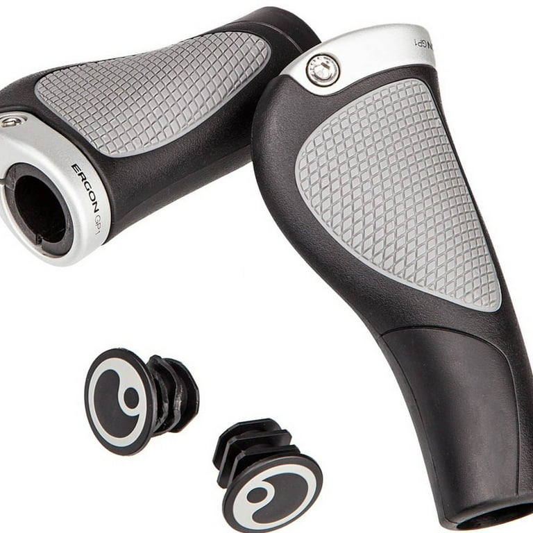 Ergon GP1 Grips Black Small Standard for Mountain Hybrid City Commuter Bikes