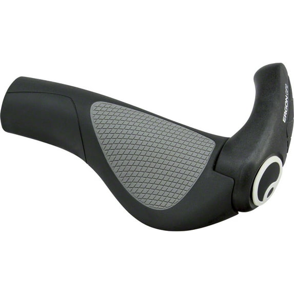 Ergon GP2 Grips - Black/Gray Lock-On Small Erganomic 142mm Length Bicycle