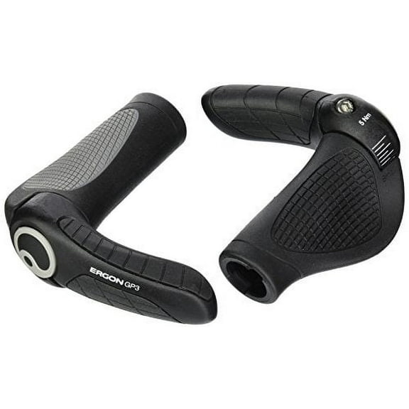 Ergon GP3-S Gripshift: Small, Black/Gray