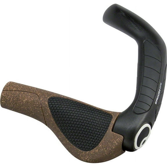 Ergon GP5 BioKork Grips, 210mm Composite Bar End - Large