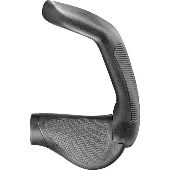 Ergon GP5 Grips - Lock-On Twistshift Small Black/Gray
