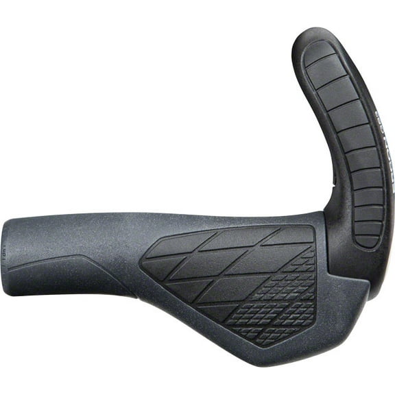 Ergon GS3 Grips - Black/Gray Lock-On Small