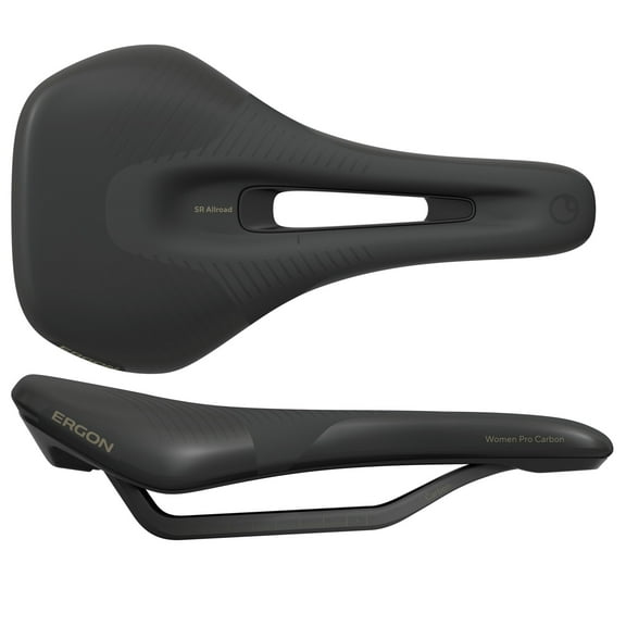 Ergon SR Allroad Pro Carbon Saddle - Carbon, Black, Women's, Small/Medium