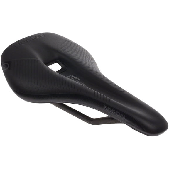 Ergon SR Pro Carbon Saddle Carbon Stealth Men's Medium Large Synthetic Cut Out