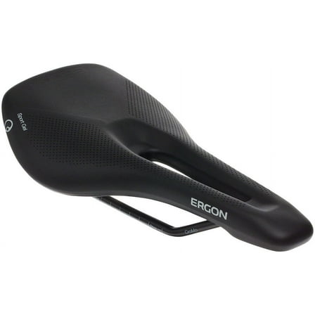 Ergon SR Sport Gel Saddle Chromoly Black Women's Small Medium Relief Channel