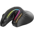 thumbnail image 1 of Ergono Mouse , ProtoArc EM11 Bluetooth Vertical Ergo Mouse, Rechargeable, 2.4G RGB Optical Vertical e, 1 of 5