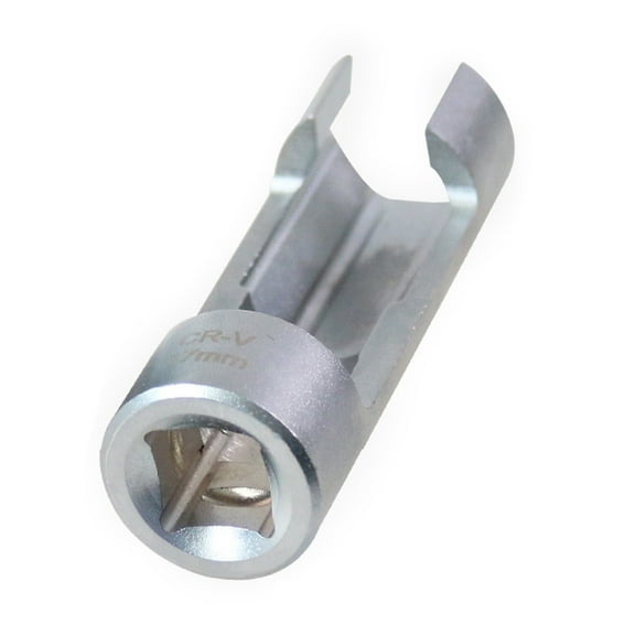 Ergonomic 17mm/19mm Oil Tube Removal Socket Rusts Resistant Oil Injectors Fuels Line Sleeve Wrench for Easy Handling