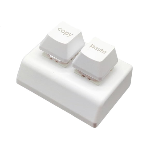 Ergonomic 2 Key Mechanical Keypad For Gamers And Designers, Color Backlits, USB Connection Hot Swap