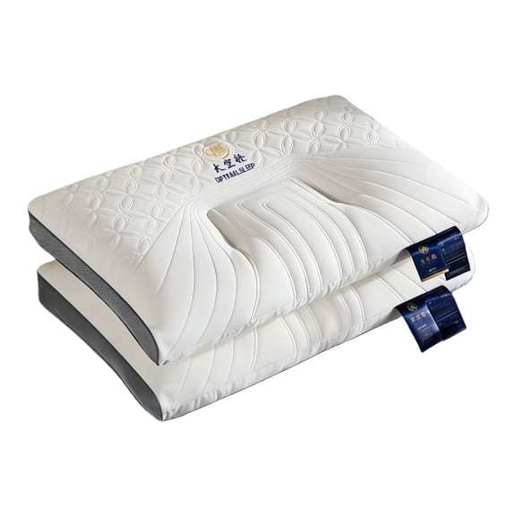 Ergonomic 2-Pack Space Capsule Bed Pillow (29.13" x 18.9"), Plush, Breathable and Supportive