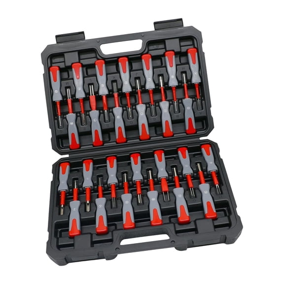 Ergonomic 26 Piece Automotive Wiring Harness Terminals Tool Set For Easy Electrical Connector Disassembly And Maintenanc