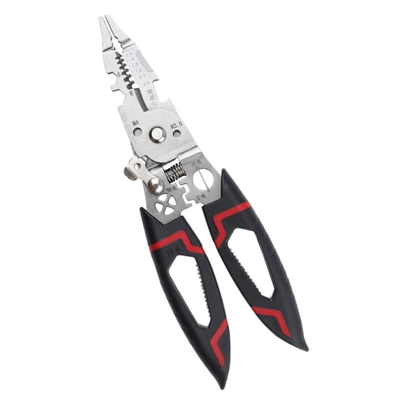 Ergonomic 6Inch Wire Stripper MultiTool Featuring NonSlip Handle Durability Alloy Steel Construction Cable Cutter Tool