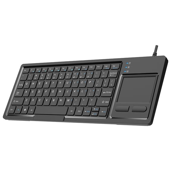 Ergonomic 78 Key USB Corded Keyboard Touch Keyboard Function Waterproof Connection For Industrial Control Typing