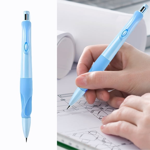 Ergonomic Activity Pencil with Posture-Correcting Grip Design for Continuous Writing and Reduced Hand Fatigue Featuring Steady Lead Advancement and Durable Construction for Campus Use