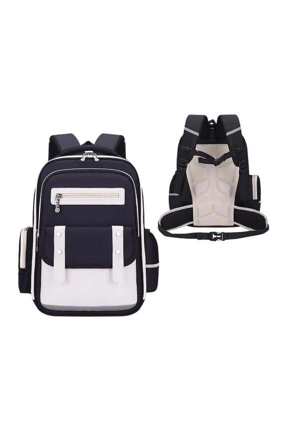 Ergonomic Air-Cushion Backpack with Multi-Compartments & Chest-Armor Design – Large Capacity Daypack for Classroom, Library, Travel, and Daily Use