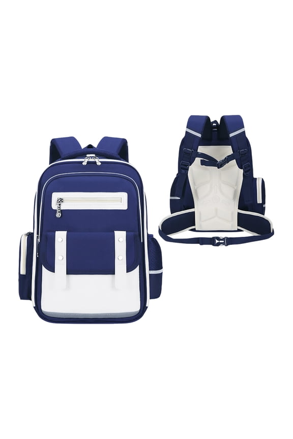 Ergonomic Air-Cushion Backpack with Multi-Compartments & Chest-Armor Design – Large Capacity Daypack for Classroom, Library, Travel, and Daily Use