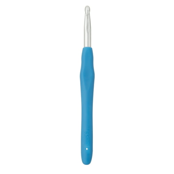 Ergonomic Aluminum Crochet Hook by Loops & Threads