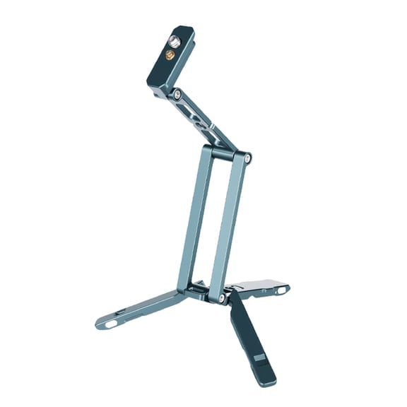 Lightweight Aluminum Phone Stand with 180 Degree Folding Designs Mobile Phone Mount Ideal for Travel & Live Streaming