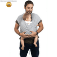 thumbnail image 1 of Ergonomic Baby Carrier for Newborn to Toddler, Cotton Adjustable Slings, Gray, Amamantas, 1 of 7