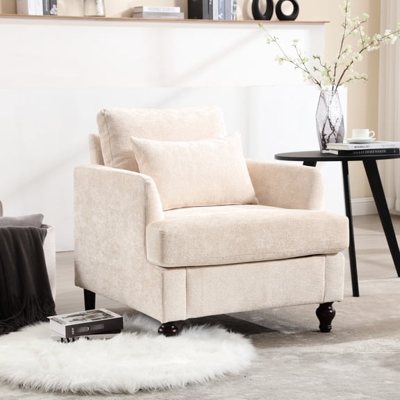 Ergonomic Armchair with Soft Cushion / Comfortable Seating for Office Work