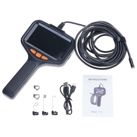 Ergonomic Automotive Inspection Camera with Flexible Cable Handheld Borescope Camera for Narrow Space Diagnostics