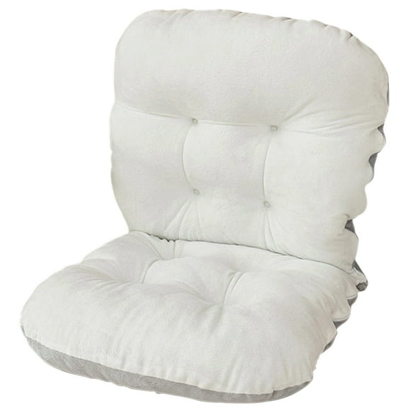 Ergonomic Back Support Cushion Integrated Seat Pad for Home Desk Chair and Dormitory Computer Use with Thickened Comfort Design