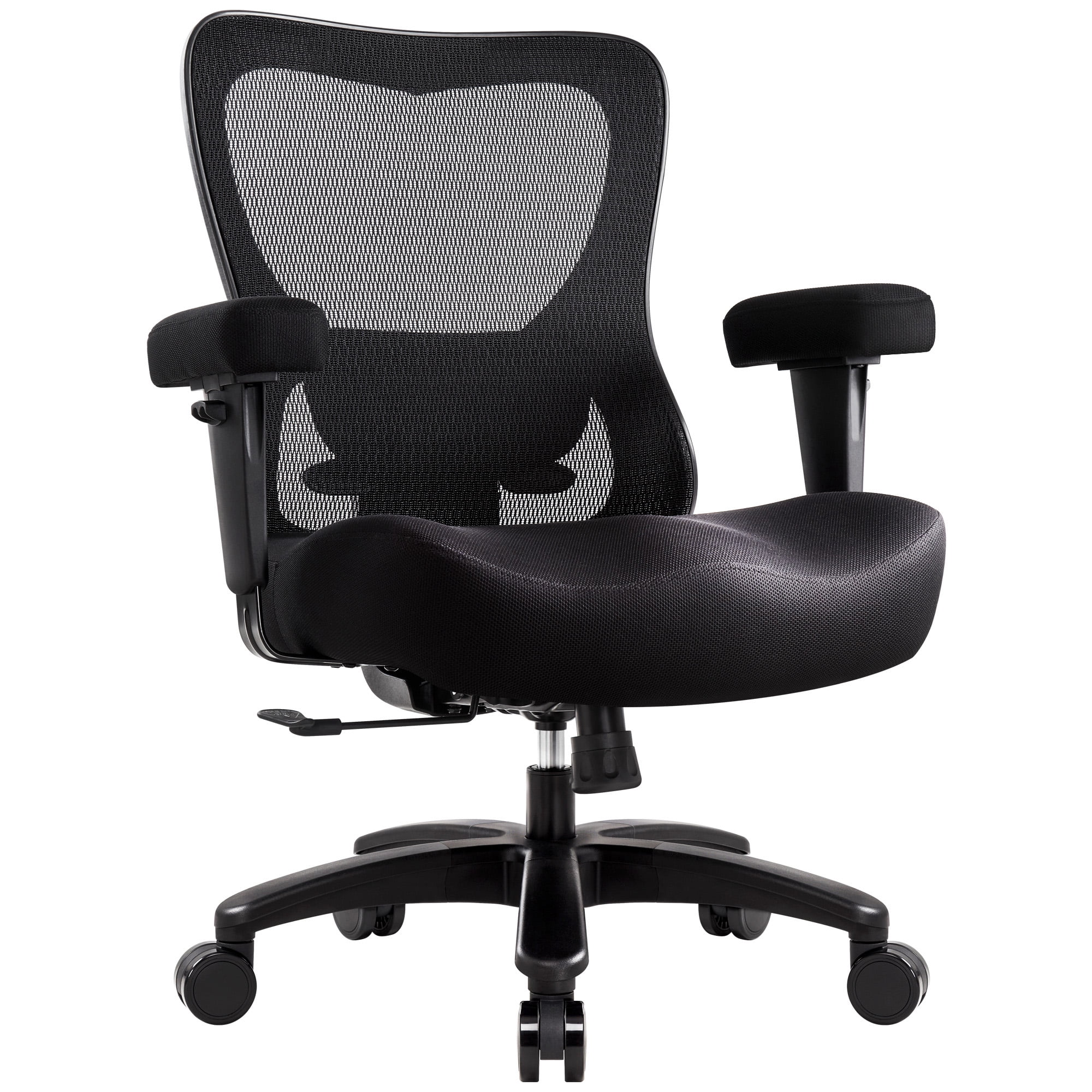 Ergonomic Big and Tall Office Chair 500lbs, Heavy Duty Executive Mesh Desk Chair with Lumbar Support & Flip-Up Arms, Wide Seat Computer Chair