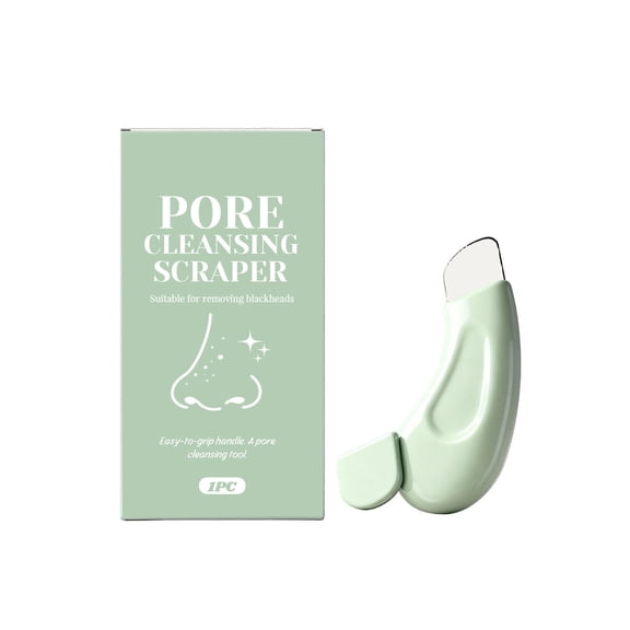 Ergonomic Blackhead Shovel for Facial Pore Cleaning Stainless Steel Tool to Remove Blackheads and Impurities, Gentle on Skin