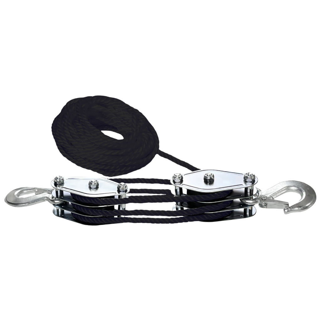 Ergonomic Block and Tackle Pulley System Rope Pulley Hoist with Lifting ...